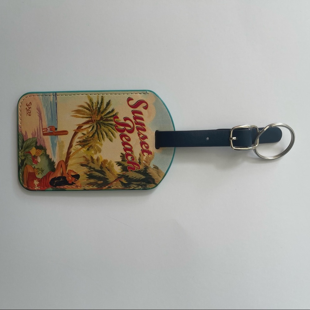 Sunset Beach Single ID Card/Key Chain